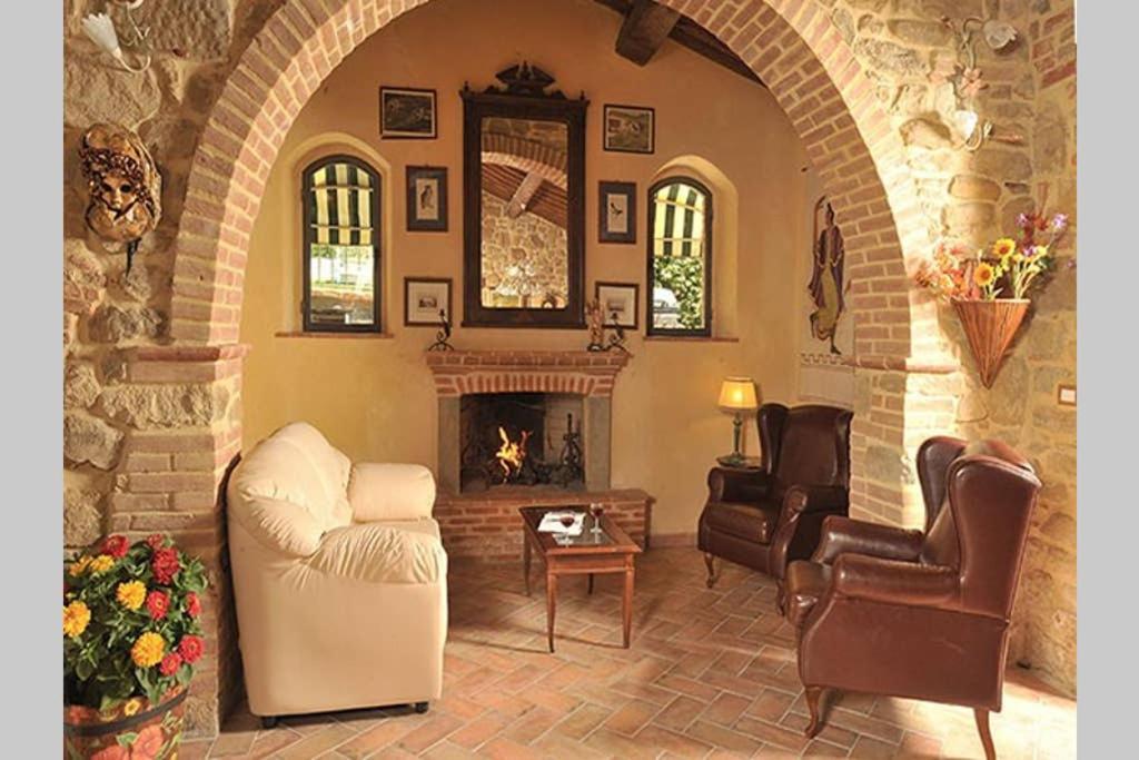 Tuscan Charme Of Cottage Roccaio Countryside Cortona Кастильон-Фьорентино Экстерьер фото